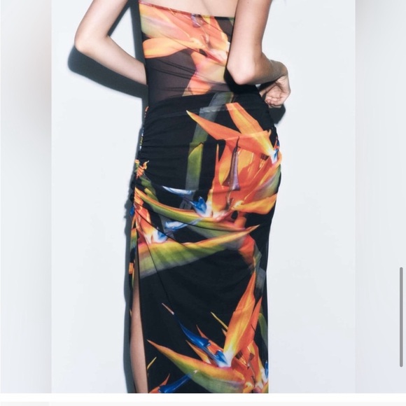 NWT Printed Tulle Paradise perfect for fall season Skirt S - Picture 8 of 12